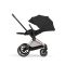 Коляска 2 в 1 Cybex Priam 5.0 Comfort Collection Sepia Black шасси Rosegold