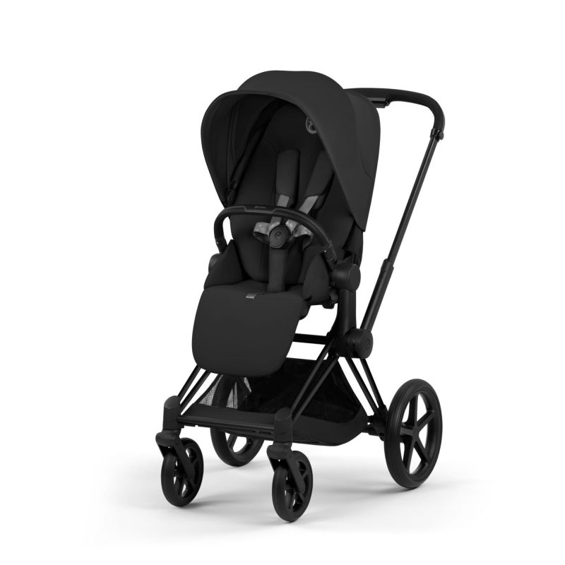 Коляска 2 в 1 Cybex Priam 5.0 Comfort Collection Sepia Black шасси Matt Black