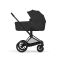 Коляска 2 в 1 Cybex Priam 5.0 Comfort Collection Sepia Black шасси Matt Black