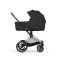 Коляска 2 в 1 Cybex Priam 5.0 Comfort Collection Sepia Black шасси Rosegold