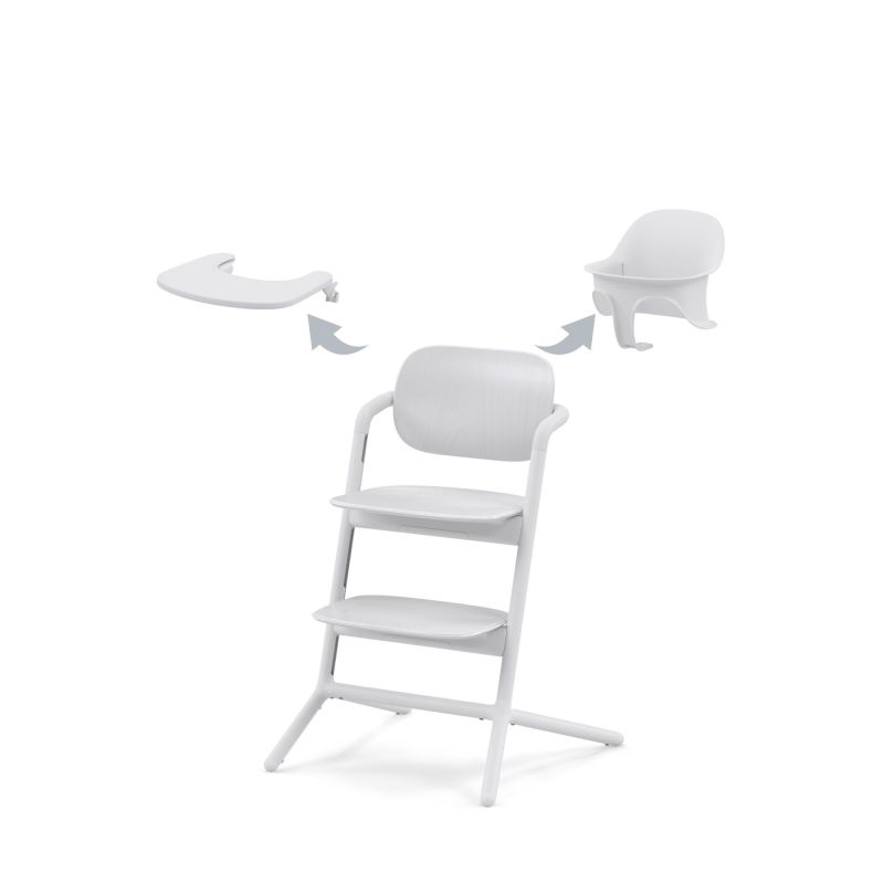Стульчик для кормления Cybex Lemo 3 в 1 All White