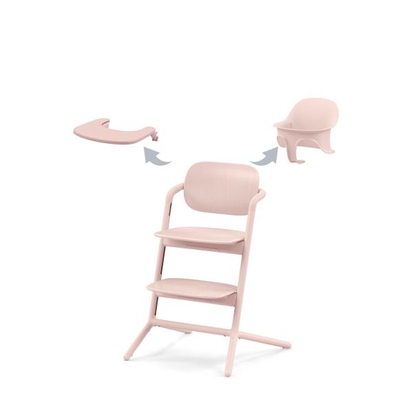 Стульчик для кормления Cybex Lemo 3 в 1 Pearl Pink Стульчик для кормления Cybex Lemo 3 в 1 Pearl Pink