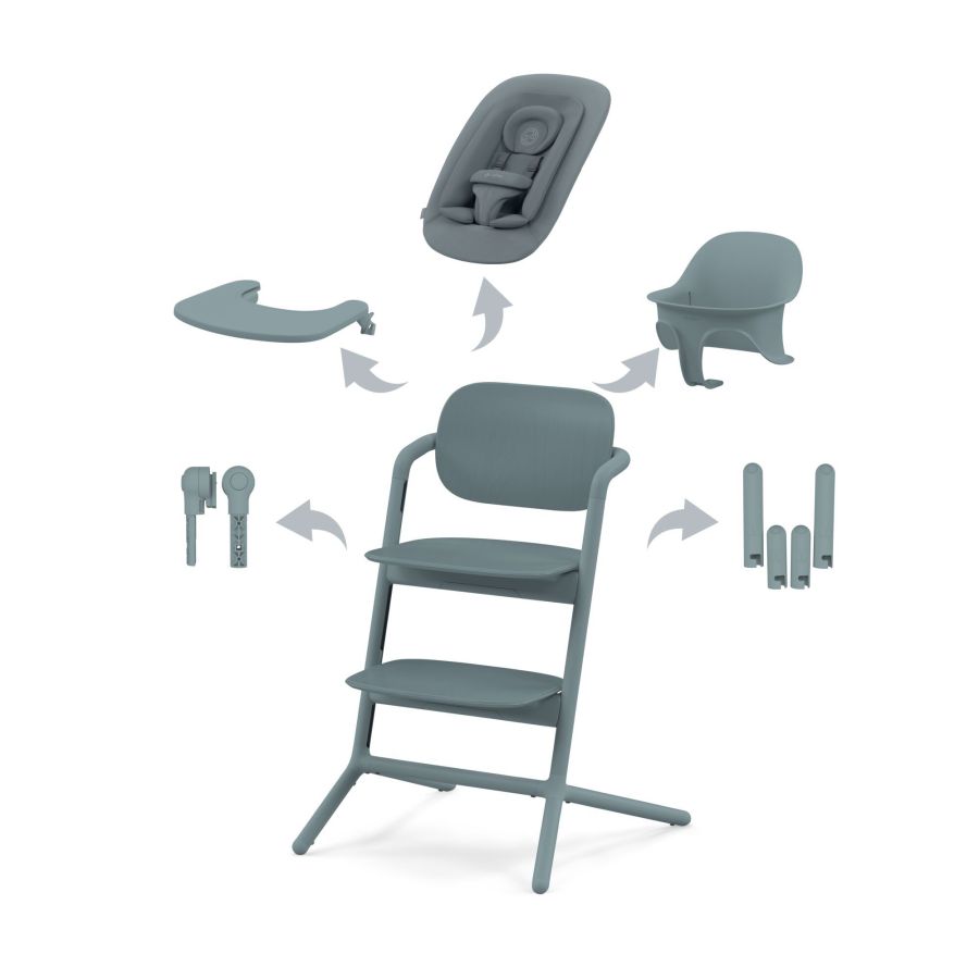 Стульчик для кормления Cybex Lemo 4 в 1 Stone Blue