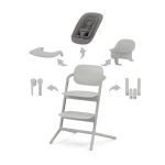 Стульчик для кормления Cybex Lemo 4 в 1 Suede Grey