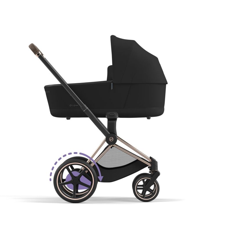 Шасси Cybex e-Priam New Generation с каркасом Rose gold с электроприводом