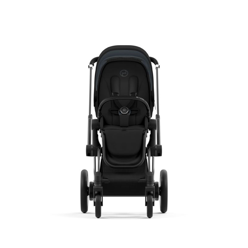 Шасси Cybex e-Priam New Generation с каркасом Chrome Black с электроприводом