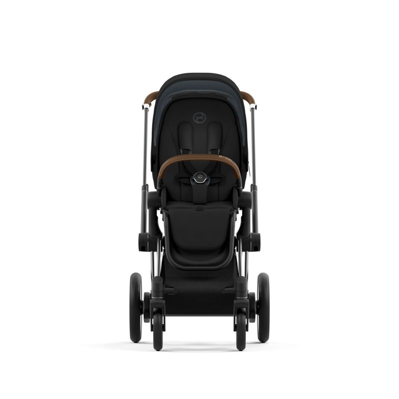 Шасси Cybex e-Priam New Generation с каркасом Chrome Brown с электроприводом