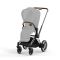 Шасси Cybex e-Priam New Generation с каркасом Chrome Brown с электроприводом