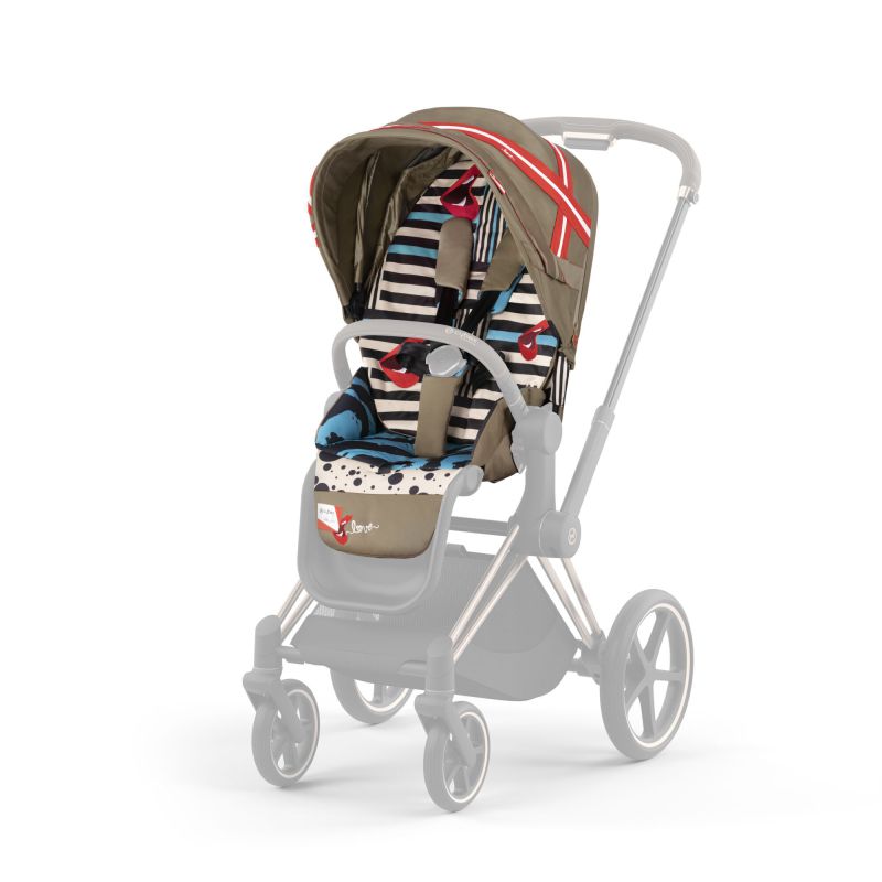 Текстиль для прогулочного блока Cybex Priam New Generation One Love (Design Collaboration by Karolina Kurkova)