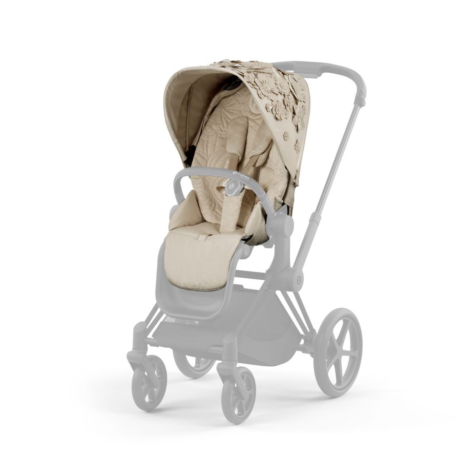 Текстиль для прогулочного блока Cybex Priam New Generation Simply Flowers Beige (Fashion Collection)