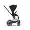 Шасси Cybex e-Priam New Generation с каркасом Chrome Black с электроприводом