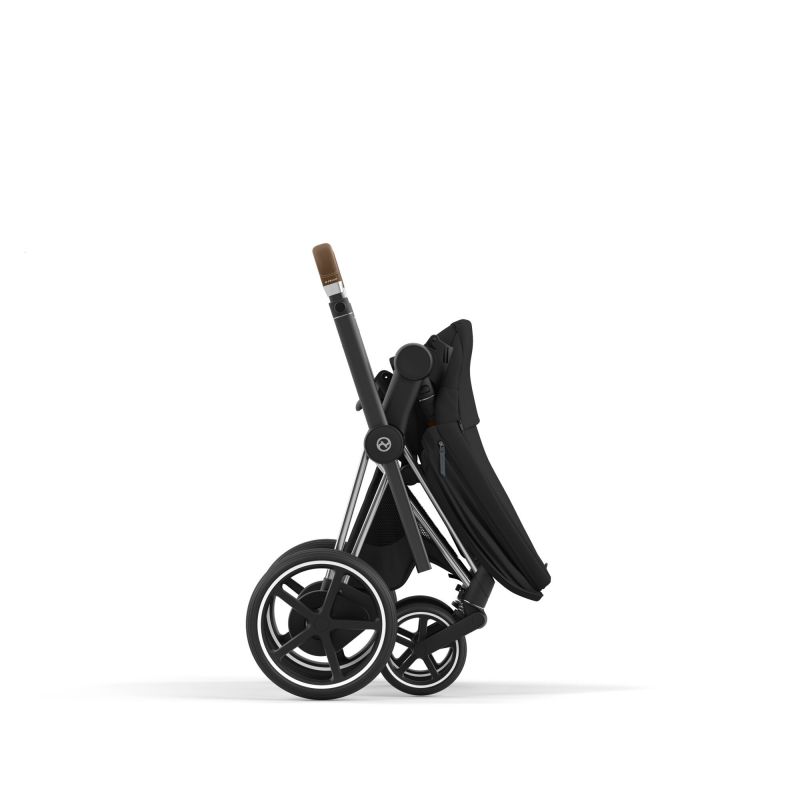 Шасси Cybex e-Priam New Generation с каркасом Chrome Brown с электроприводом