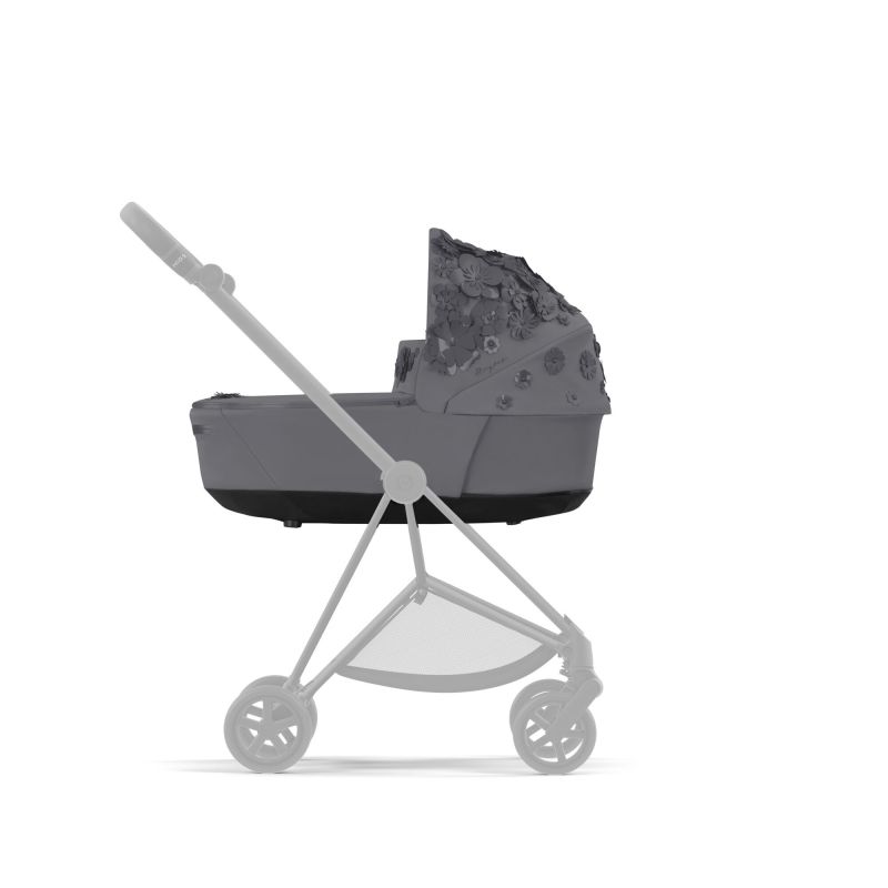 Люлька Cybex Mios Lux New Generation Simply Flowers Grey (Fashion Collection)