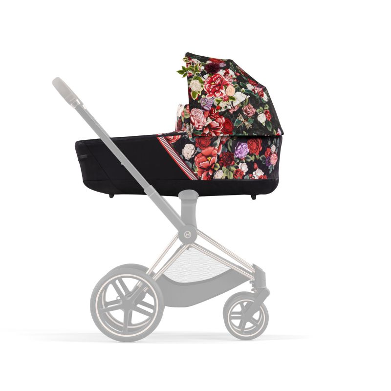 Люлька Cybex Priam Lux New Generation Spring Blossom Dark (Fashion Collection)