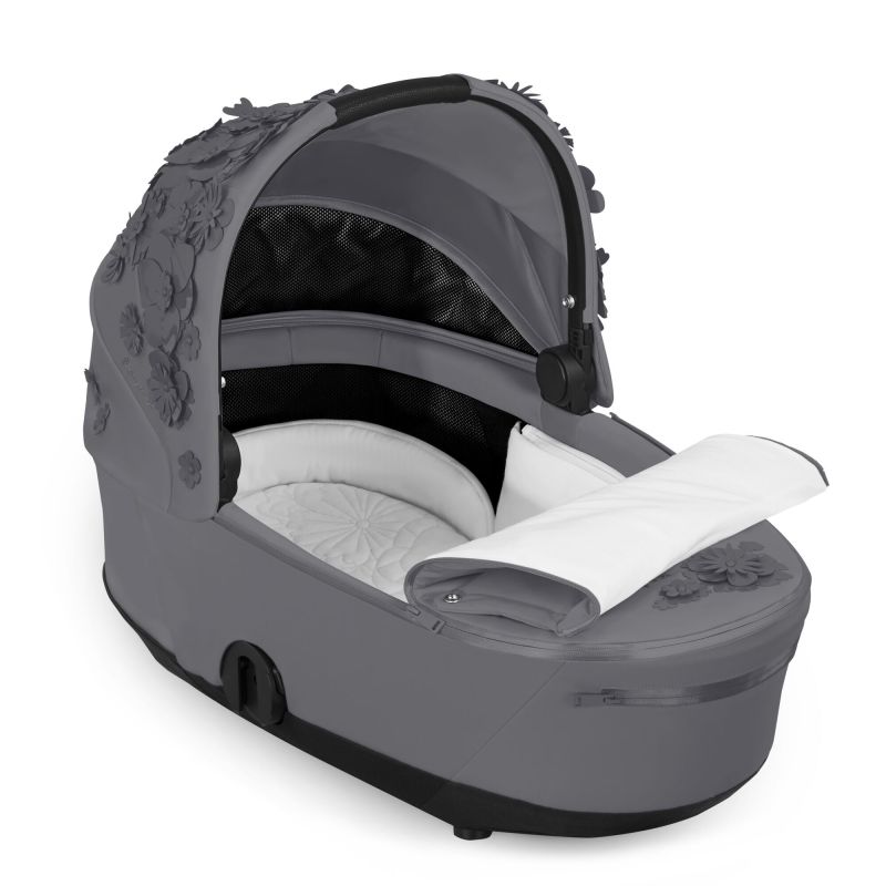Люлька Cybex Mios Lux New Generation Simply Flowers Grey (Fashion Collection)