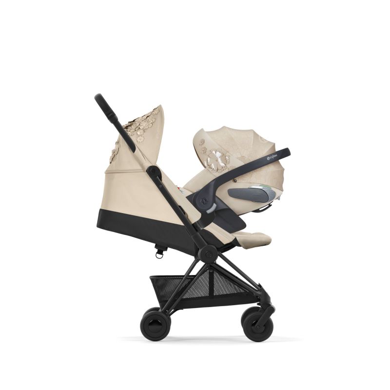 Прогулянкова коляска Cybex Coya Simply Flowers Beige (Fashion Collection)