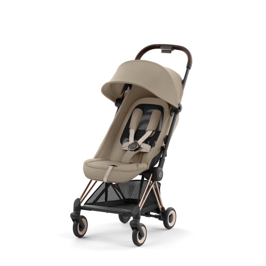 Прогулочная коляска Cybex Coya Cozy Beige / Rosegold