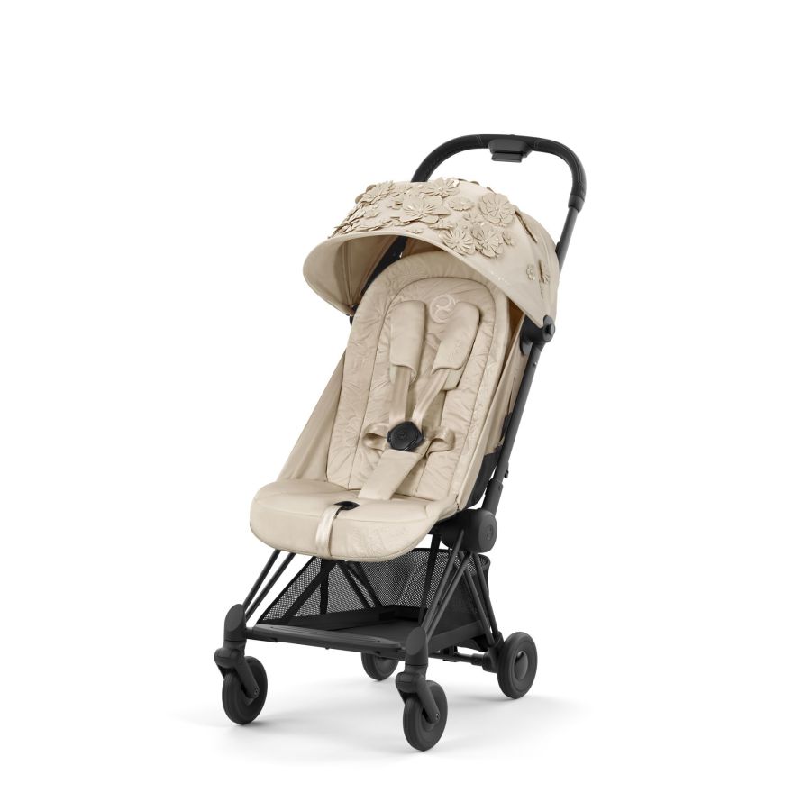 Прогулочная коляска Cybex Coya Simply Flowers Beige (Fashion Collection)