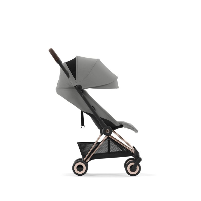 Прогулянкова коляска Cybex Coya Mirage Grey / Rosegold