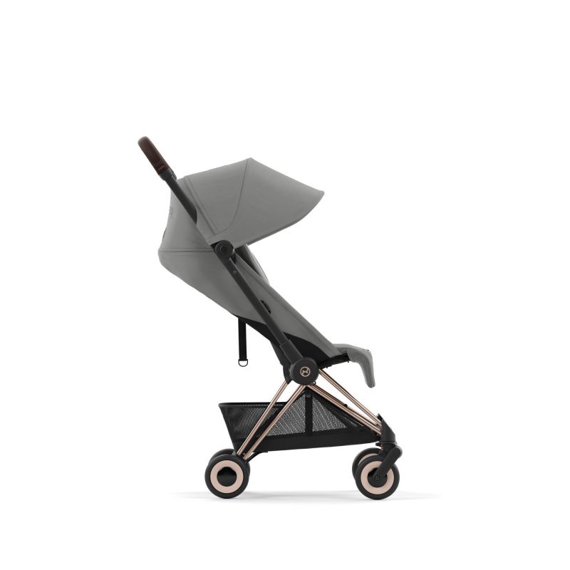 Прогулянкова коляска Cybex Coya Mirage Grey / Rosegold