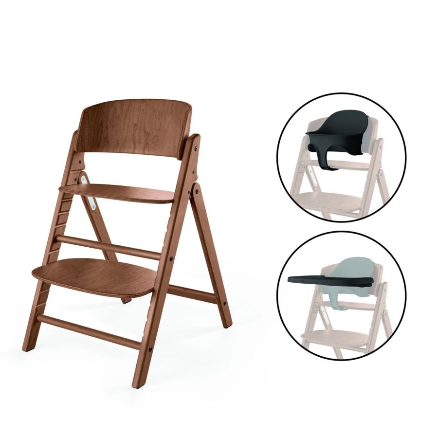 Стільчик для годування Cybex Click&Fold 3 в 1 All Natural Dark