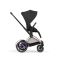 Коляска 2 в 1 Cybex e-Priam Comfort 2026 Sepia Black шасси Rosegold