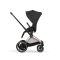 Коляска 2 в 1 Cybex e-Priam Comfort 2026 Sepia Black шасси Rosegold