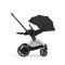 Коляска 2 в 1 Cybex e-Priam Comfort 2026 Sepia Black шасси Rosegold