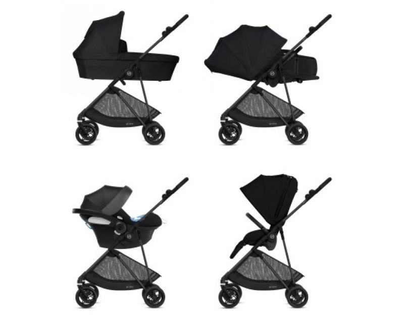 Прогулочная коляска Cybex Melio Carbon (Deep Black)