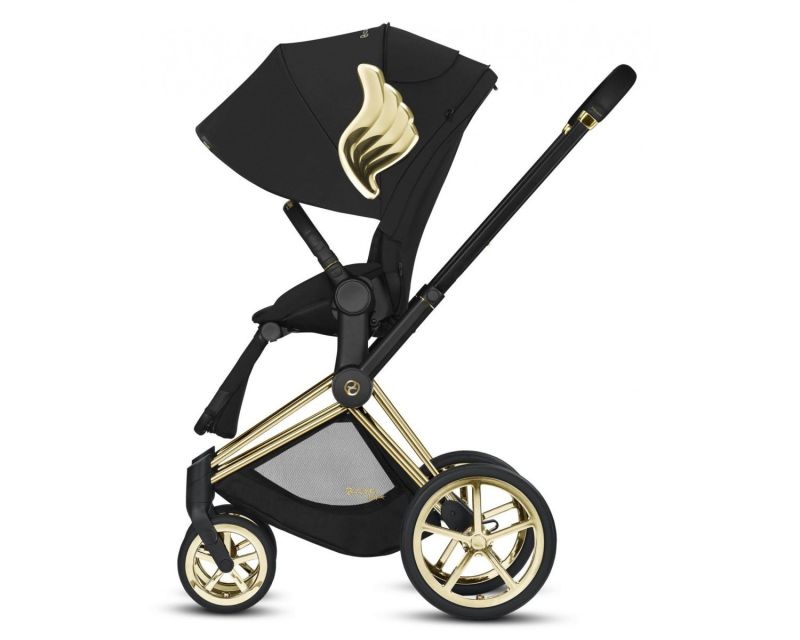 Коляска 2 в 1 Cybex Priam (Jeremy Scott Wings Black)
