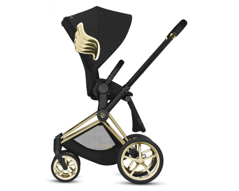 Коляска 2 в 1 Cybex Priam (Jeremy Scott Wings Black)