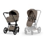 Коляска 2 в 1 Cybex Priam 5.0 Comfort Collection Coconut Brown шасси Matt Black