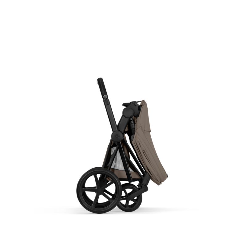 Коляска 2 в 1 Cybex Priam 5.0 Comfort Collection Coconut Brown шасси Matt Black
