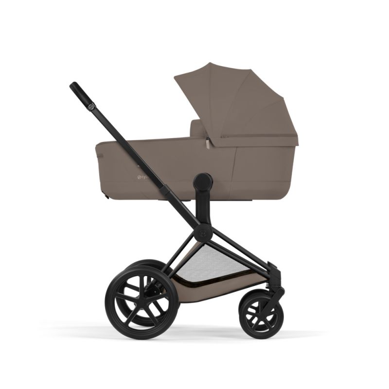 Коляска 2 в 1 Cybex Priam 5.0 Comfort Collection Coconut Brown шасси Matt Black
