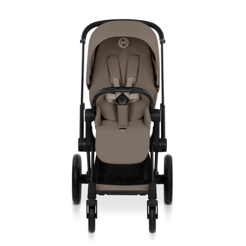 Коляска 2 в 1 Cybex Priam 5.0 Comfort Collection Coconut Brown шасси Matt Black