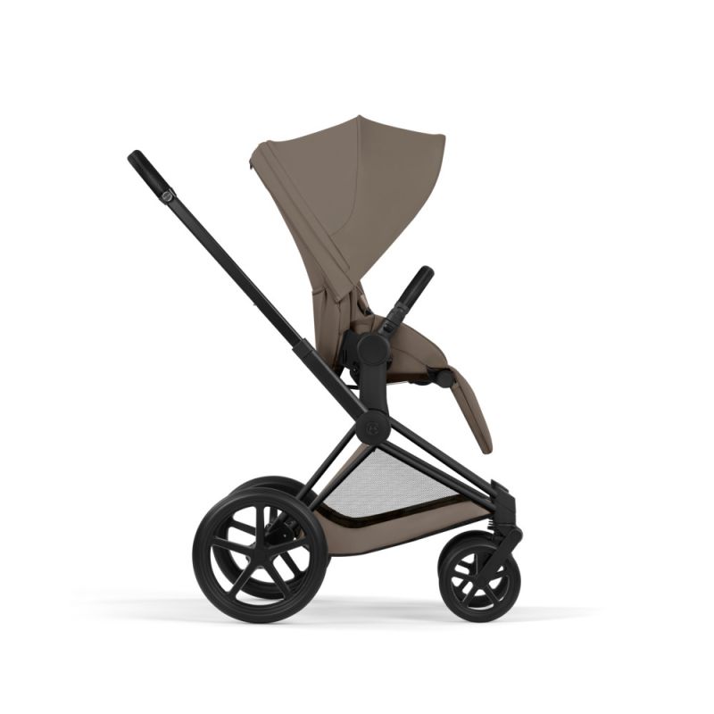 Коляска 2 в 1 Cybex Priam 5.0 Comfort Collection Coconut Brown шасси Matt Black