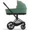 Коляска 2 в 1 Cybex Priam 4.0 Leaf Green шасси Matt Black