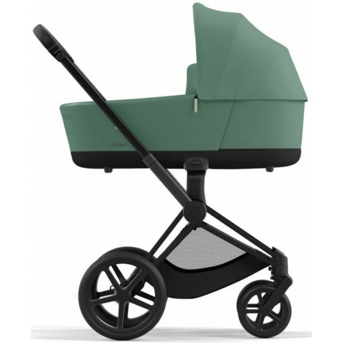 Коляска 2 в 1 Cybex Priam 4.0 Leaf Green шасси Matt Black