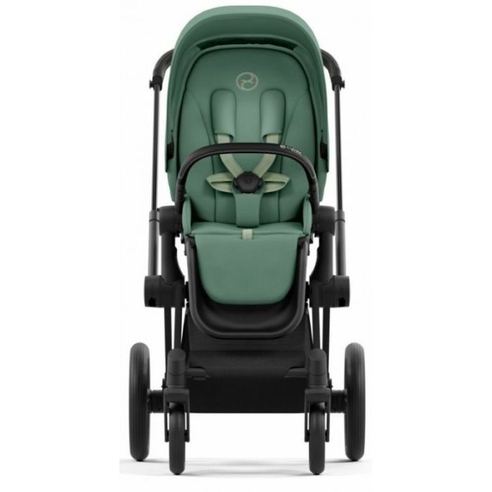 Коляска 2 в 1 Cybex Priam 4.0 Leaf Green шасси Matt Black