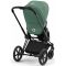 Коляска 2 в 1 Cybex Priam 4.0 Leaf Green шасси Matt Black