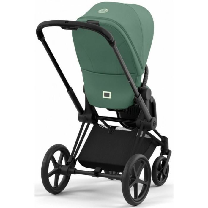 Коляска 2 в 1 Cybex Priam 4.0 Leaf Green шасси Matt Black