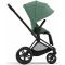 Коляска 2 в 1 Cybex Priam 4.0 Leaf Green шасси Matt Black
