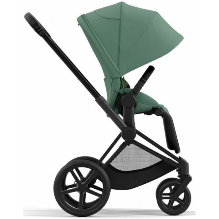 Коляска 2 в 1 Cybex Priam 4.0 Leaf Green шасси Matt Black