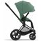Коляска 2 в 1 Cybex Priam 4.0 Leaf Green шасси Matt Black