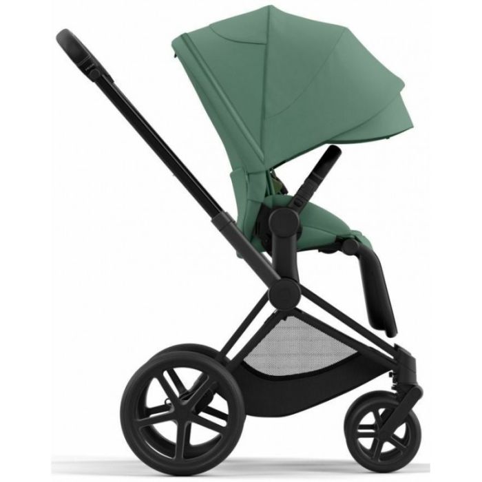 Коляска 2 в 1 Cybex Priam 4.0 Leaf Green шасси Matt Black