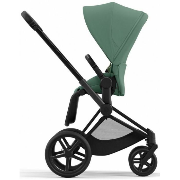 Коляска 2 в 1 Cybex Priam 4.0 Leaf Green шасси Matt Black