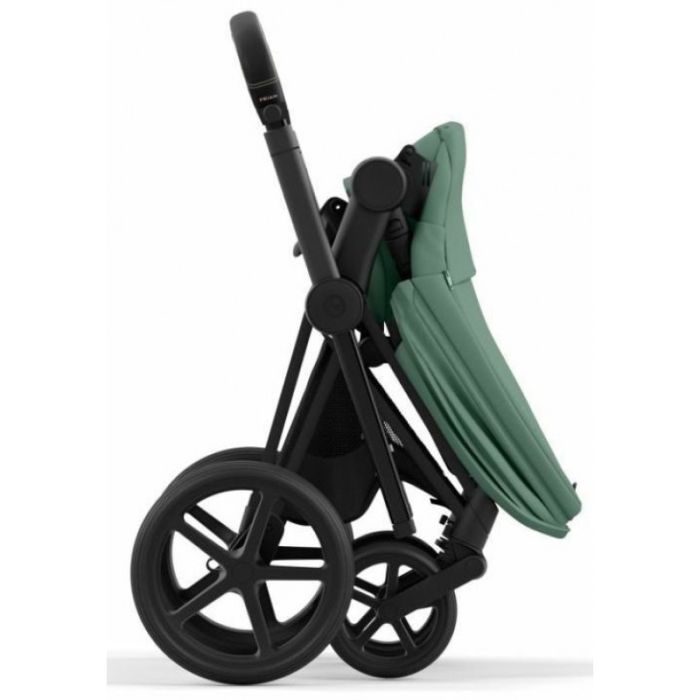 Коляска 2 в 1 Cybex Priam 4.0 Leaf Green шасси Matt Black