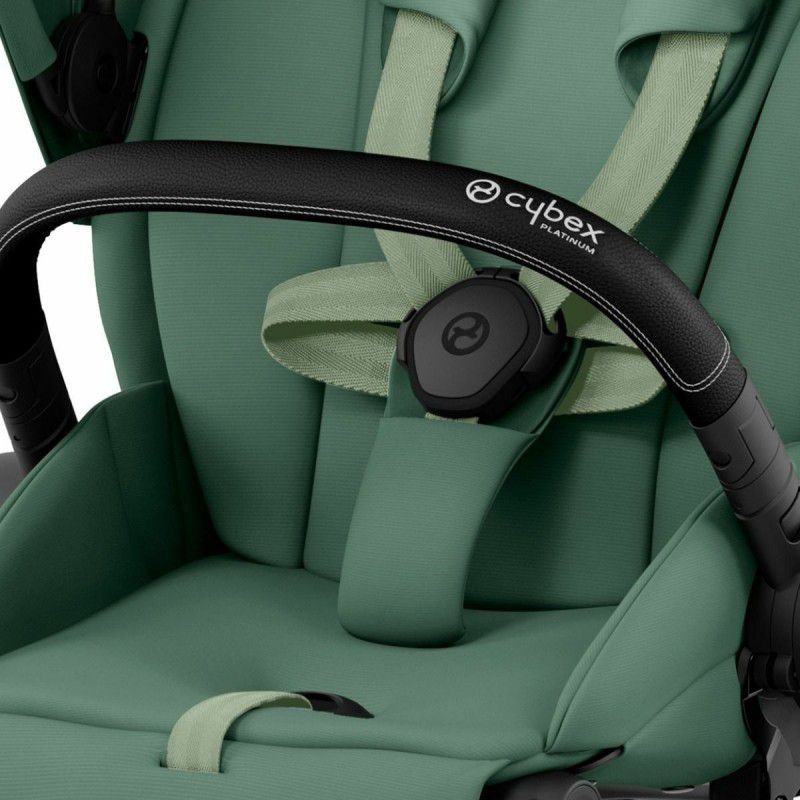 Коляска 2 в 1 Cybex Priam 4.0 Leaf Green шасі Chrome Black