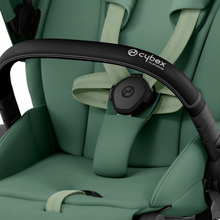 Коляска 2 в 1 Cybex Priam 4.0 Leaf Green шасси Matt Black