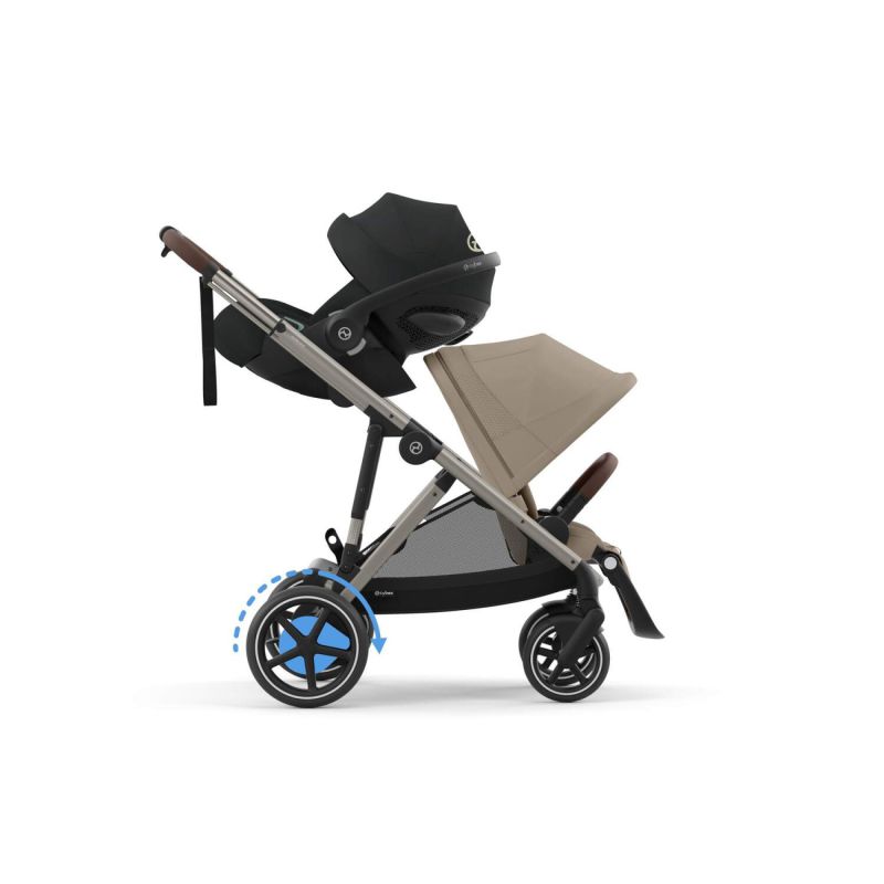 Коляска Cybex eGazelle S Taupe Frame Almond Beige